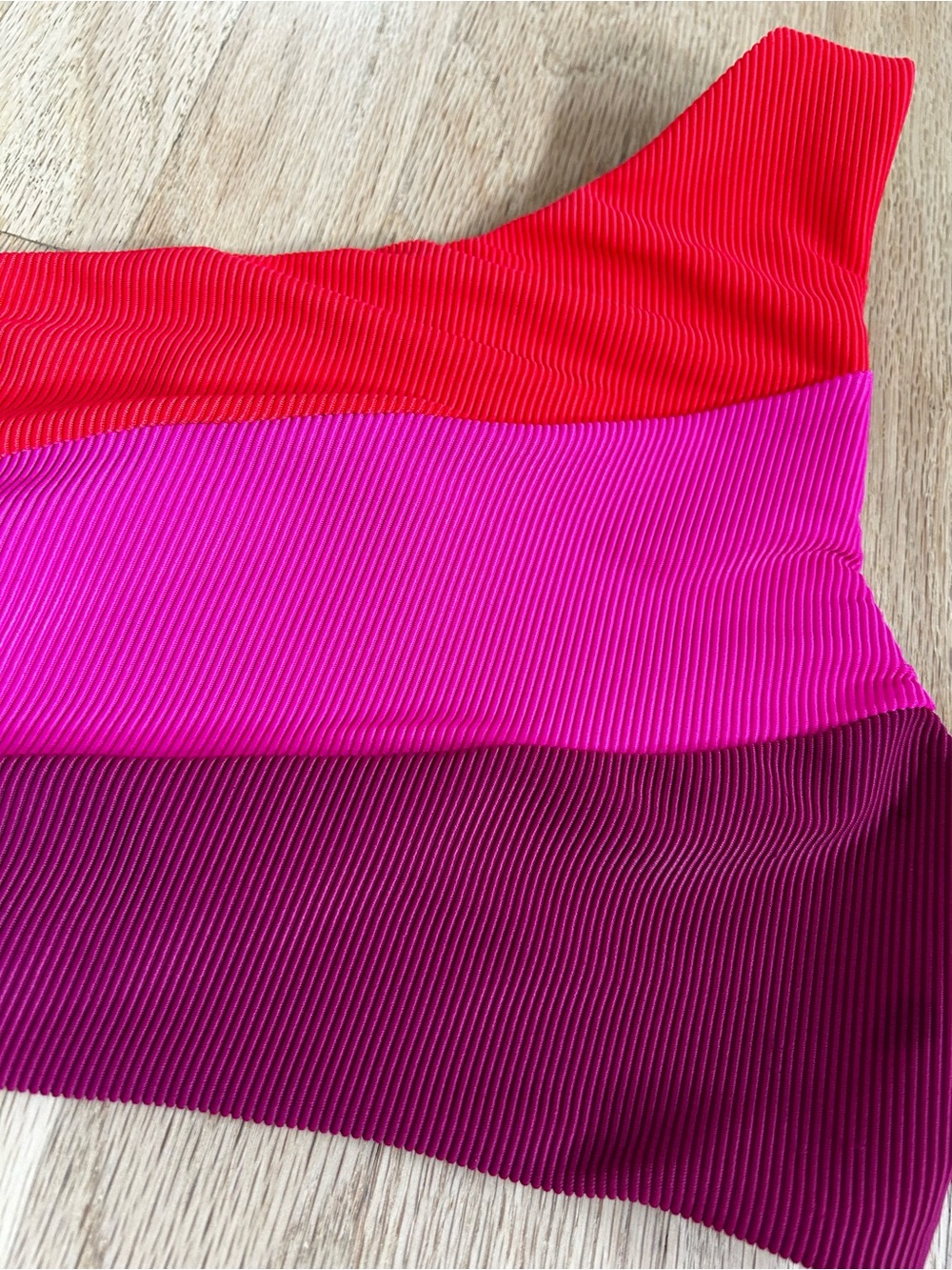 BEACH RIOT joyce one piece swimsuit cutout be mine colorblock pink size M - Picture 11 of 12